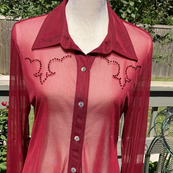 Sexy Cowgirl Rhinestones Western Shirt - Picture 1 of 16